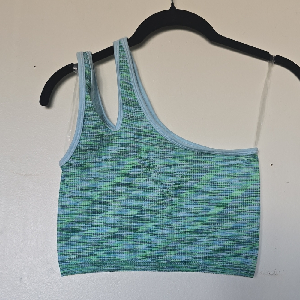 Aerie Green and Blue Tank Top